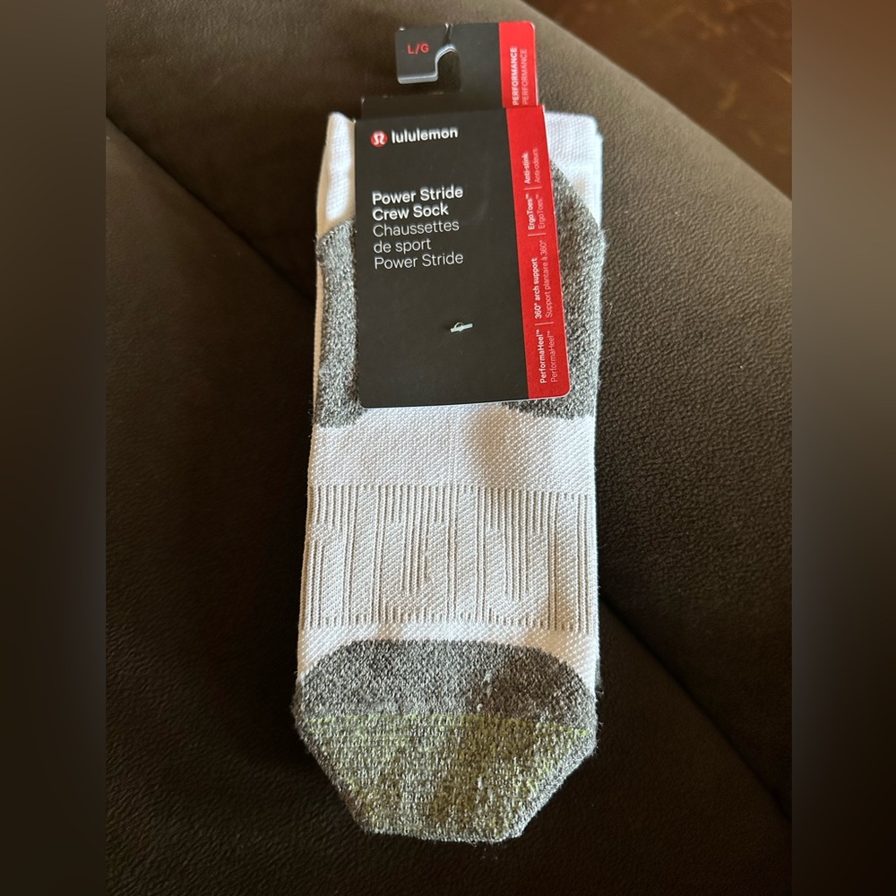 Lululemon Power Stride Crew Sock